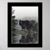 「霧の中へ」黒熊のポスター ポスター (正面)