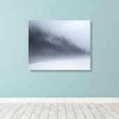 霧の中を キャンバスプリント (インサイチュ (ウッドフロア))