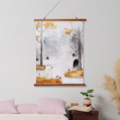 霧の中を 吊り下げ型タペストリー (寝室)