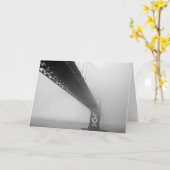 霧の中 カード (黄色い花)