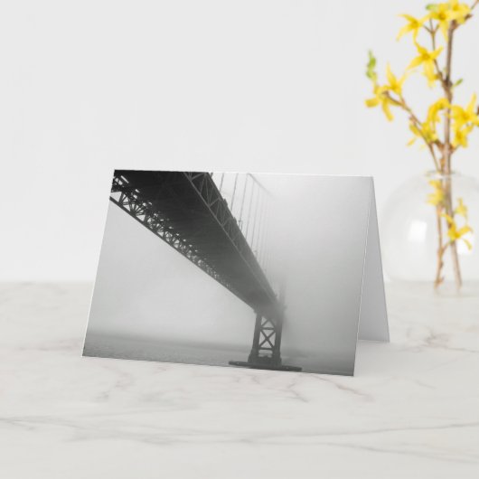 霧の中 カード (黄色い花)