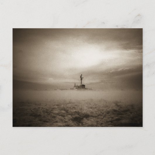 霧の中、氷の中 ポストカード (正面)