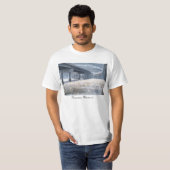 霧の冬の釣り Lake Taneycomo Tシャツ (正面フル)