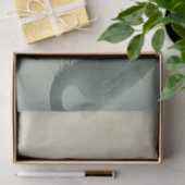 霧の切り離しの中の緑 薄葉紙 (ギフト)