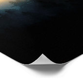 霧の北西の日の出のポスター ポスター (角)