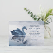 霧の反射 |ほこりっぽいブルースワンレイク結婚ズ 招待状 (スタンド正面)