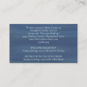 霧の反射 |ダスティブルースワンゲスト詳細 エンクロージャーカード (裏面)