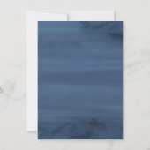 霧の反射 | Dusty Blue Swanの結婚写真 サンキューカード (裏面)