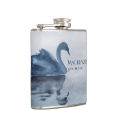 霧の反射 | Dusty Blue Swan Groomsman フラスク (右)