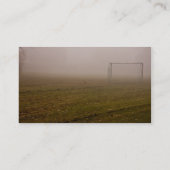 霧の名刺のサッカーのゴール 名刺 (裏面)