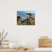 霧の名勝カリフォルニアセントラルコースト ポスター (キッチン)