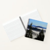 霧の向こうのシャスタ山….. ノートブック (内部)