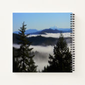 霧の向こうのシャスタ山….. ノートブック (裏面)