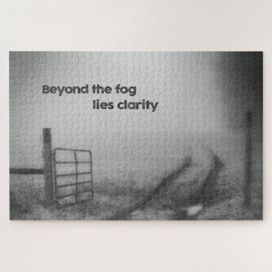 霧の向こうはクラリティ – 20x30 - 1014個。 ジグソーパズル (横)