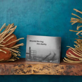 霧の向こうは明瞭 フォトプラーク (側面)