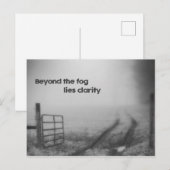 霧の向こうは澄みわたる - ポストカード (正面/裏面)