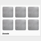 霧の多いゲーゼ スクエアシール (シート)