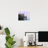 霧の多いニューポート桟橋の着色ポスター ポスター (ホームオフィス)