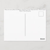 霧の多い冬の朝のクロスワイトレイク地区 ポストカード (裏面)