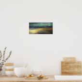 霧の多い山並み ポスター (キッチン)