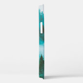 霧の多い山並み(モミの林と Case-Mate iPhoneケース (裏面 / 右)