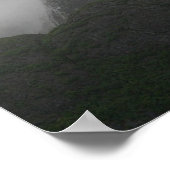 霧の多い山 ポスター (角)