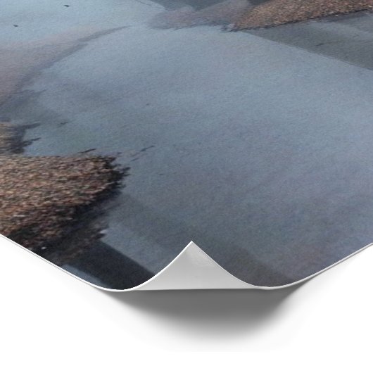 霧の多い朝 ポスター (角)