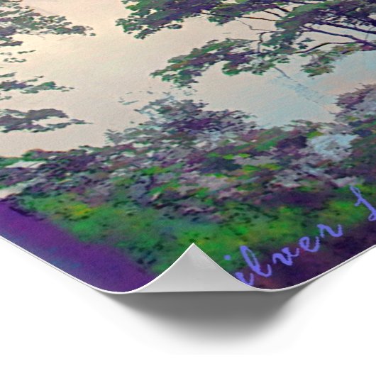 霧の多い朝 ポスター (角)