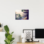 霧の多い朝 ポスター (ホームオフィス)