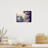 霧の多い朝 ポスター (キッチン)