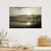 霧の多い朝 ポスター (キッチン)