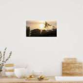 霧の多い朝 ポスター (キッチン)