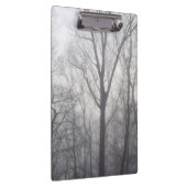 霧の多い木々灰色の森 クリップボード (右)