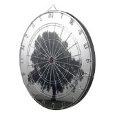 霧の多い木 ダーツボード (正面右)