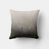 霧の多い松の木 クッション (裏面)