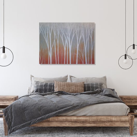 霧の多い森 キャンバスプリント