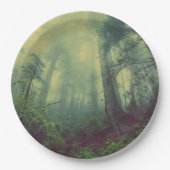 霧の多い森 ペーパープレート (正面)