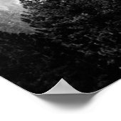 霧の多い森 ポスター (角)