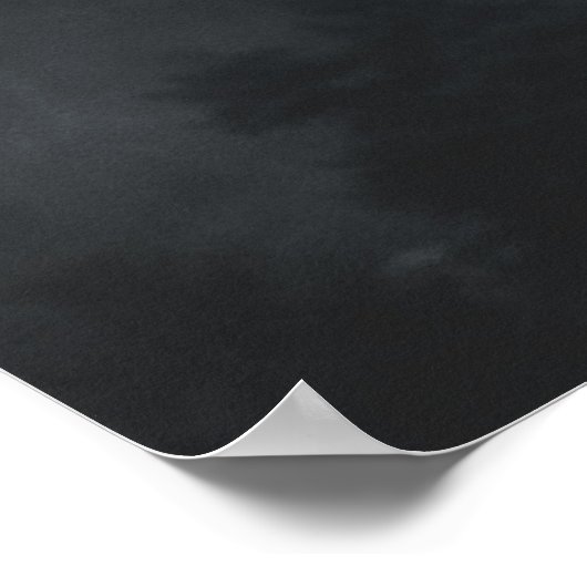 霧の多い森 ポスター (角)