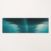 霧の多い湖のヨガマット ヨガマット (裏面(横))