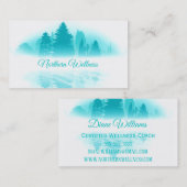 霧の多い湖 名刺 (正面/裏面)