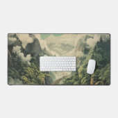 霧の多い自然 デスクマット (キーボード&マウス)