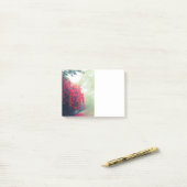 霧の多い鉄道跡の風光明媚な写真 ポストイット (デスク上)