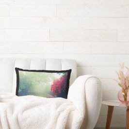 霧の多い鉄道跡の風光明媚な写真 ランバークッション