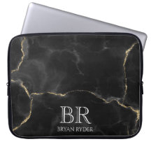 霧の夜の金ゴールドグリッター大理石カスタマイズ