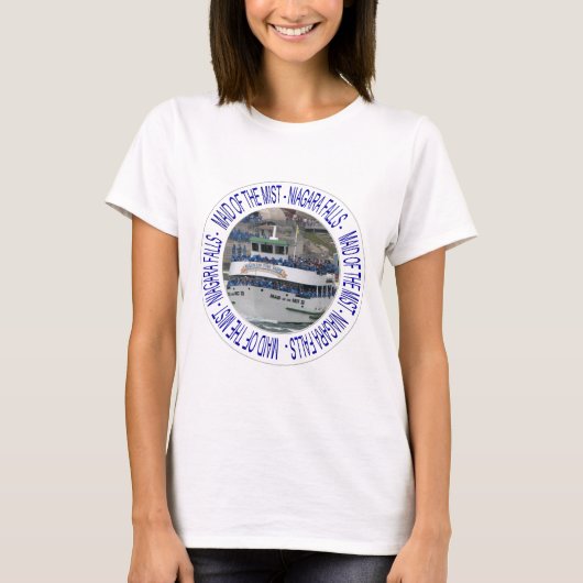 霧の女中 – ナイアガラ滝 Tシャツ (正面)