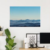 霧の層、丘、山々 ポスター (ホームオフィス)