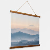 霧の層、丘、山 吊り下げ型タペストリー (傾斜あり)