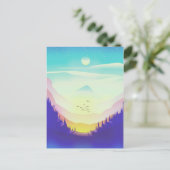 霧の山々 ポストカード (スタンド正面)
