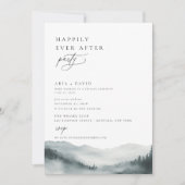 霧の山の森は幸いにもパーティー 招待状 (正面)